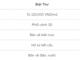 Đơn giá thiết kế nhà trọn gói Phan Thiết - cập nhật 2024